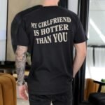 Custom Bootleg Girlfriend Shirts for Men - Personalized I Love My Girlfriend Shirt - Valentines Couple Tshirt - Image 6
