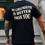 Custom Bootleg Girlfriend Shirts for Men - Personalized I Love My Girlfriend Shirt - Valentines Couple Tshirt - Image 7