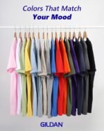 Gildan Custom T-Shirt - Personalized US-Cotton Unisex Tee Shirt - Front & Back Design with Image Logo Text Photo, 1-24 Pack - Image 8