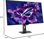ASUS ROG Strix 32” 4K OLED Gaming Monitor (XG32UCWG) - TrueBlack Glossy OLED, Dual Mode (4K@165Hz, FHD@330Hz), 0.03ms, G-SYNC Compatible, Neo Proximity Sensor, USB-C, HDMI 2.1, 3 yr Warranty - Image 11