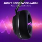 Turtle Beach Stealth Pro II Premium Wireless Gaming Headset for Xbox Series X|S, PS5, PS4, PC - Hi-Res Audio, Dolby Atmos, Active Noise Cancellation, Simultaneous Bluetooth, 24-bit Audio - Black - Image 5