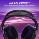Turtle Beach Stealth Pro II Premium Wireless Gaming Headset for Xbox Series X|S, PS5, PS4, PC - Hi-Res Audio, Dolby Atmos, Active Noise Cancellation, Simultaneous Bluetooth, 24-bit Audio - Black - Image 10