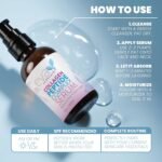 Collagen Serum for Face by Eva Naturals - Anti Aging Multi Peptide Face Serum with Hyaluronic Acid - Firming Hydrating Wrinkle Reducer Peptide Serum for Women & Men - Fragrance Free 2 oz - Image 6