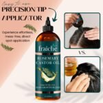 Live Fraiche Rosemary Castor Oil for Hair Growth 16oz - Rosemary Oil for Hair Growth and Thickening Pure Blend to Reduce Loss and Promote a Healthy Scalp - Image 5