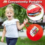 Pop Up Play Tent for Kids Aged 3-5 Years Old Boys and Girls : Fire Truck Tent Playhouse Toy Play Tents for Toddlers 3-5 Kids Tent Indoor Outdoor Playhouse Toys for 3 + Year Old, Fire Truck - Image 5