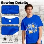 FEEGO Custom T Shirts for Men Women Create Your Own Custom Shirt with Text Image Logo Print Front & Back Design Option - Image 4
