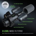 FIFINE K688 Podcast Microphone Kit, USB/XLR Dynamic Microphone with Boom Arm for PC/XLR Mixer, Gaming Mic with Mute Button, Headphone Jack for Vocal, Voice-Over, Streaming, Music Recording -K688CT - Image 6