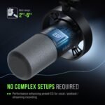 FIFINE K688 Podcast Microphone Kit, USB/XLR Dynamic Microphone with Boom Arm for PC/XLR Mixer, Gaming Mic with Mute Button, Headphone Jack for Vocal, Voice-Over, Streaming, Music Recording -K688CT - Image 7