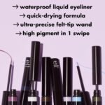 e.l.f. H2O Proof Inkwell Eyeliner Pen, High-pigment, Waterproof Liquid Eyeliner, Delivers A Matte Finish, Vegan & Cruelty-free, Film Noir - Image 5