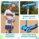 Gotrax KS1 Kids Kick Scooter, LED Lighted Wheels and 3 Adjustable Height Handlebars, Lean-to-Steer & Widen Anti-Slip Deck, 3 Wheel Scooter for Boys & Girls Ages 2-8 and up to 110 Lbs - Image 5