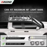 Heavy Duty Top Roof Rack Compatible with 2024 2025 2026 Tacoma Double Cab 4 Doors (4th Gen) /No Drilling/Aluminum Crossbar/Anti-Rust/with Slide Groove - Image 9
