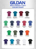 Gildan Custom Softstyle T-Shirt - Personalized US-Cotton Men Tee Shirts - Add Front & Back Design with Your Image Text Photo - Image 5