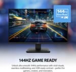 msi PRO MP273W E14A 27-inch IPS 1920 x 1080 (FHD) Gaming Office Monitor, 144Hz, Free-Synch, HDMI, DisplayPort, VGA Port, VESA Mountable, Tilt, Speaker, 4-Side Slim Bezel 1ms, White - Image 5