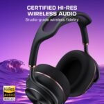 Turtle Beach Stealth Pro II Premium Multiplatform Wireless Gaming Headset for PC, PlayStation 5, PS4, Hi-Res 24-bit Audio, Noise Cancellation, Rechargeable Battery, Bluetooth, Boom Mic, Black - Image 3