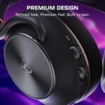 Turtle Beach Stealth Pro II Premium Multiplatform Wireless Gaming Headset for PC, PlayStation 5, PS4, Hi-Res 24-bit Audio, Noise Cancellation, Rechargeable Battery, Bluetooth, Boom Mic, Black - Image 11