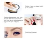 Boobeen Eyebrow Seal Stamp Powder - Waterproof 3 Seconds Eye Make Up Nature Coloring Kit - Creates Natural Looking Brows for Makeup Beginners - Image 4