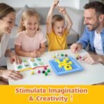 STEM Toys Pixel Art Kit for Kids - Arts and Crafts for Boys & Girls - Educational Science Kits & STEM Activities for Kids Ages 5-8-12 Gifts for 5, 6, 7, 8, 9, 10 Year Old - Brain Teasers Toy (Medium) - Image 6