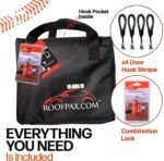 RoofPax Car Rooftop Cargo Carrier Bag Waterproof Storage - Including Double Zippers15 cft. with Heavy-Duty Tie-Down Straps fit Cars with/Without Roof Top Rack or Side Rails. - Image 7