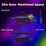 Amzfast 27 inch 200Hz Curved Gaming Monitor, FHD 1080p with Built-in Speakers, FreeSync, MPRT 1ms, 130% sRGB, 3000:1, 1500R, VESA Mount, HDMI 2.0&DP 1.4, 12 Months Warranty Exchange - Image 9