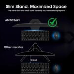 Amzfast 24 Inch Gaming Monitor 180Hz 200Hz FHD 1080p Computer Monitor, 1ms Adaptive Sync, 3000:1, 129% sRGB, HDR Display, Eye Care, VESA 75x75, Metal Stand, HDMI 2.0 | DP 1.4, AMZG24X1 - Image 7
