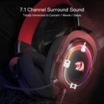 Redragon H510 Zeus-X RGB Wired Gaming Headset - 7.1 Surround Sound - 53MM Audio Drivers in Memory Foam Ear Pads w/Reliable Fabric Cover- Multi Platforms Headphone - USB Powered for PC/PS4/NS - Image 4