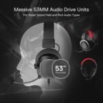 Redragon H510 Zeus-X RGB Wired Gaming Headset - 7.1 Surround Sound - 53MM Audio Drivers in Memory Foam Ear Pads w/Reliable Fabric Cover- Multi Platforms Headphone - USB Powered for PC/PS4/NS - Image 7