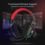 Redragon H510 Zeus-X RGB Wired Gaming Headset - 7.1 Surround Sound - 53MM Audio Drivers in Memory Foam Ear Pads w/Reliable Fabric Cover- Multi Platforms Headphone - USB Powered for PC/PS4/NS - Image 8