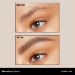 Morphe Micro Dual Eyebrow Pencil - Dual-Ended Brow Pencil Featuring a Retractable, Ultra-Precise, Pointed Tip - Richly Pigmented, Smooth-Gliding, Long-Lasting Wax Formula - Latte (0.003 oz) - Image 3