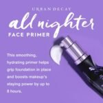 Urban Decay All Nighter Longwear Face Primer - Smoothing & Hydrating Base for Foundation Face Makeup, Sheer & Lightweight, Helps Smooth & Even Skin, For All Skin Types, Paraben-free, Vegan - Image 4