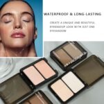 K'APEINE Matte Nude Eyeshadow Palette 2 Colors Light Pink Mini Eye Shadow Duo Face Highlight Bronzer Powder Palette Natural Base Eyeshadow Powder for older Women-02# - Image 5