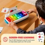 Chuckle & Roar Pop It! ABC & Spelling Keyboard – Interactive Alphabet & Sight Word Learning Toy with LED Lights, Soft Sensory Keys, 3 Grow-with-Me Modes, Screen-Free Educational Toy for Kids - Image 5
