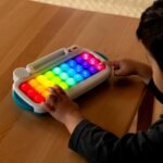 Chuckle & Roar Pop It! ABC & Spelling Keyboard – Interactive Alphabet & Sight Word Learning Toy with LED Lights, Soft Sensory Keys, 3 Grow-with-Me Modes, Screen-Free Educational Toy for Kids - Image 8