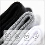 DoSmart Kids Athletic Crew Socks Boys Girls Classics Cotton School Uniform Childs Sports Breathable Casual Socks 10 Pairs - Image 5