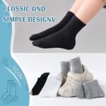 DoSmart Kids Athletic Crew Socks Boys Girls Classics Cotton School Uniform Childs Sports Breathable Casual Socks 10 Pairs - Image 7
