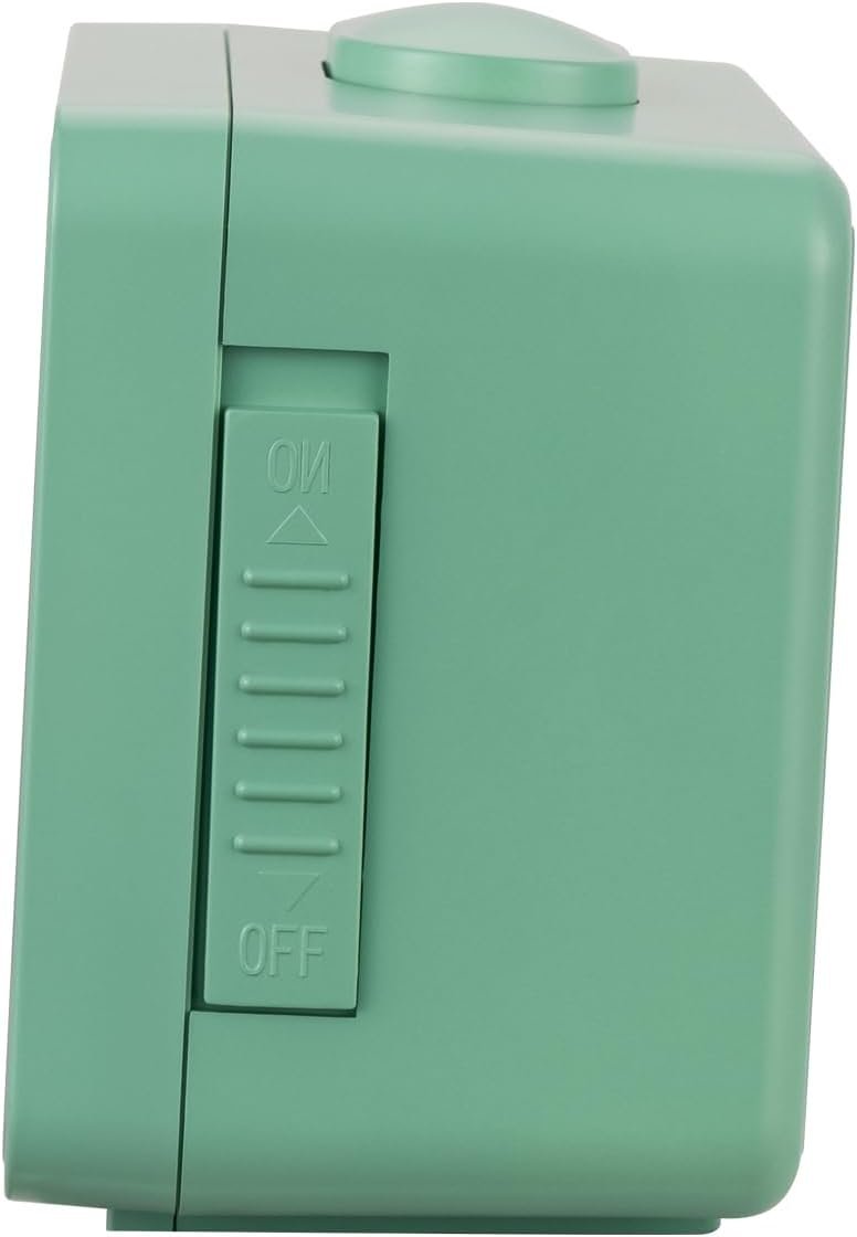 Retro Analog Alarm Clock,Battery Operated,4" Vintage Decor for Bedroom, Nightstand, Bedside, Desk, Table,Silent,Lighted on Demand and Snooze,Ascending Beep Sounds,Easy to Set(Green) - Image 4