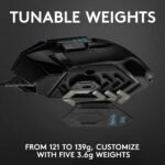 Logitech G502 Hero High Performance Wired Gaming Mouse, Hero 25K Sensor, 25,600 DPI, RGB, Adjustable Weights, 11 Buttons, On-Board Memory, PC/Mac, Pack of 4 - Image 4