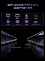 MALLRACE 2026 Gaming Laptop, 15.6" FHD IPS Display, AMD Ryzen 7 5700U (Beat Intel i7-1255U,Up to 4.3GHz), AMD Radeon Graphics, 16GB DDR4 RAM, 512GB PCIe SSD,Numbers Keyboard with NumPad - Image 4