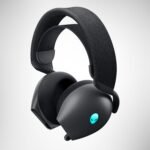 Alienware Tri-Mode Wireless Gaming Headset AW725H - Wired/Wireless, Bluetooth 5.3, Audio Output - 20 Hz, Mini-Phone (3.5mm), Battery Talk Time Up to 55 Hrs (Bluetooth), Dark Side of The Moon - Image 9