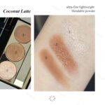 KYDA 3 Colors Eyeshadow Plaette, Shimmer Brown Eyeshadow, Pearl Champagne Bronzer Eyes Shadow, Lasting High Pigment Neutral Earth Tone Eye Shadow, Mini Eyes Glitter Makeup Pallet for All Skin - Image 5