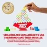 Tower Stack By Relatable, Exciting Tower Game for Kids & Adults Family Game Night, Fun Stacking and Building Toys, Includes 36 Cards, 24 Blocks, 1 Tower Body, 1 Tower Stand, and Instructions - Image 4