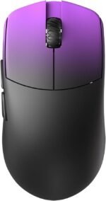 Lamzu Maya Champion Edition Wireless Gaming Mouse, Ultra-Lightweight 45g, Optical Switch, Golden TTC Dust-Proof Encoder, Pixart PAW 3950 IC, 8K Compatible, Compatible with PC/Mac (Purple Shadow) - Image 3