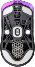 Lamzu Maya Champion Edition Wireless Gaming Mouse, Ultra-Lightweight 45g, Optical Switch, Golden TTC Dust-Proof Encoder, Pixart PAW 3950 IC, 8K Compatible, Compatible with PC/Mac (Purple Shadow) - Image 4