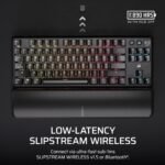 Corsair K70 CORE TKL Wireless RGB Tenkeyless Mechanical Gaming Keyboard – Pre-Lubed MLX Red v2 Linear Switches, SOCD, ABS Double-Shot Keycaps, Sound Dampening, 1000Hz Polling, QWERTY NA – Black - Image 6