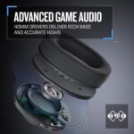 RIG 300 PRO HC Universal Gaming Headset - Xbox Series X, Xbox Series S, Xbox One, PS5, PS4, PlayStation, Nintendo Switch, Laptop, 3.5mm – Flip-to-Stow Mic, 40mm Speakers – Dolby Atmos – Cosmic Purple - Image 5