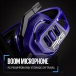 RIG 300 PRO HC Universal Gaming Headset - Xbox Series X, Xbox Series S, Xbox One, PS5, PS4, PlayStation, Nintendo Switch, Laptop, 3.5mm – Flip-to-Stow Mic, 40mm Speakers – Dolby Atmos – Cosmic Purple - Image 7