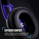 RIG 300 PRO HC Universal Gaming Headset - Xbox Series X, Xbox Series S, Xbox One, PS5, PS4, PlayStation, Nintendo Switch, Laptop, 3.5mm – Flip-to-Stow Mic, 40mm Speakers – Dolby Atmos – Cosmic Purple - Image 9
