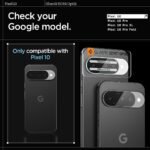 Spigen Camera Lens Screen Protector [Glas.tR EZ Fit Optik] Designed for Pixel 10 [Case Friendly] - 2 Pack - Image 3