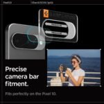 Spigen Camera Lens Screen Protector [Glas.tR EZ Fit Optik] Designed for Pixel 10 [Case Friendly] - 2 Pack - Image 6