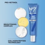 No7 Lift & Luminate Triple Action Face Serum - Collagen Peptide Anti-Wrinkle + Brightening Emblica & Vitamin C Serum + Pro Retinol Skin Firming Hyaluronic Acid & Hibiscus (50ml) - Image 7