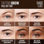 Maybelline New York Brow Tattoo Longlasting Tint, Dark Brown, 4.9 ml - Image 3